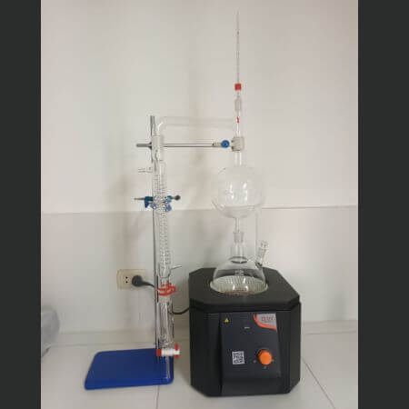 equipo de destilacion para aceites esenciales por arrastre de vapor