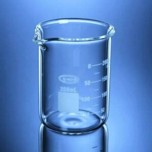vaso de vidrio graduado forma baja astm