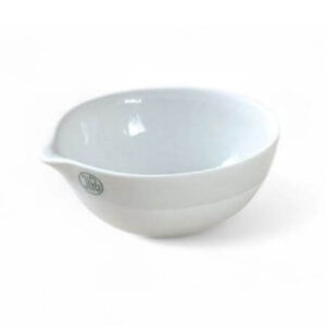 capsula de evaporacion de porcelana fondo redondo forma mediana