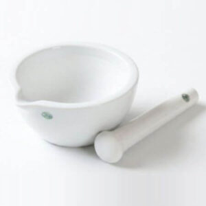mortero de porcelana con pilon, jipo